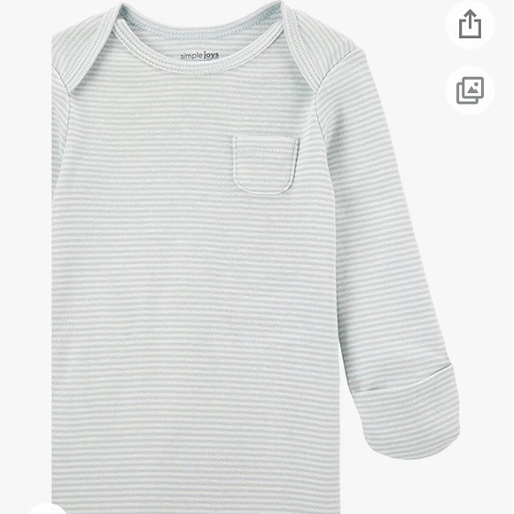 SOLD Simple Joys by Carter’s Cotton Baby Sleeper Gowns - Picture 6 of 10
